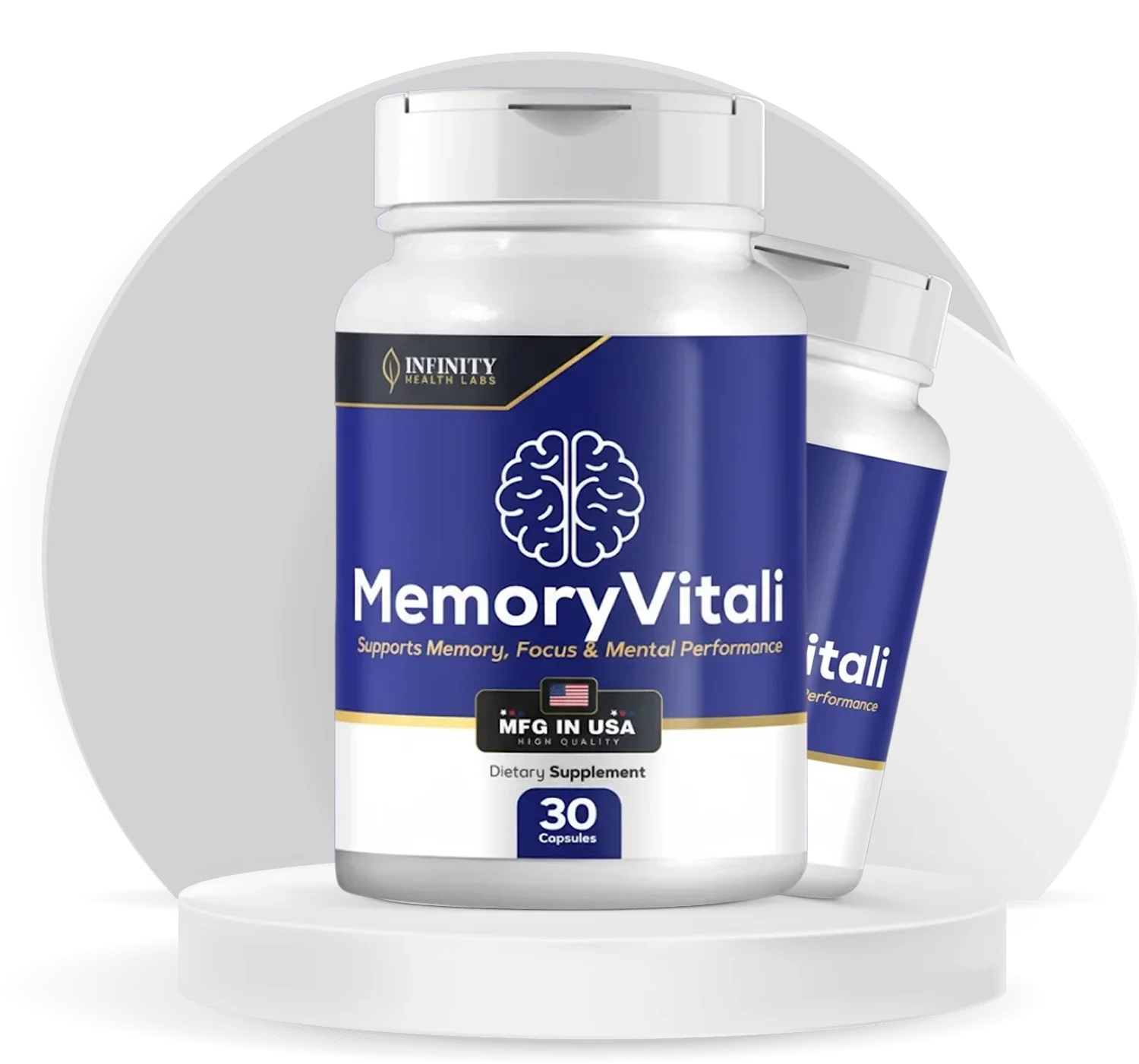 MemoryVitali Supplement Bottles
